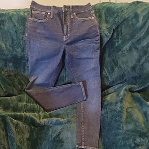 Madewell Blue Straight Leg Jeans Classic Denim